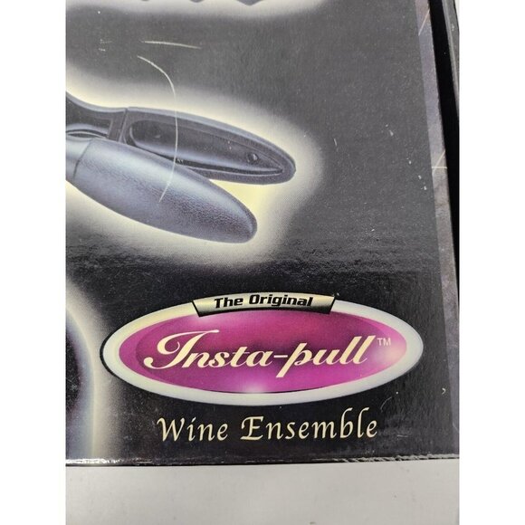 ORIGINAL Insta Pull Bordeaux Wine Opener Essemble 5 Wine Enjoyment System NEW - Picture 2 of 9